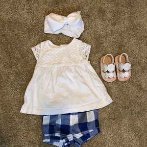 Carters shorts and shirt